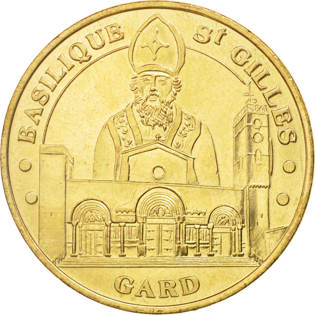 France, Tourist Token, 30/ Basilique St-Gilles, 2004, Monnaie de Paris