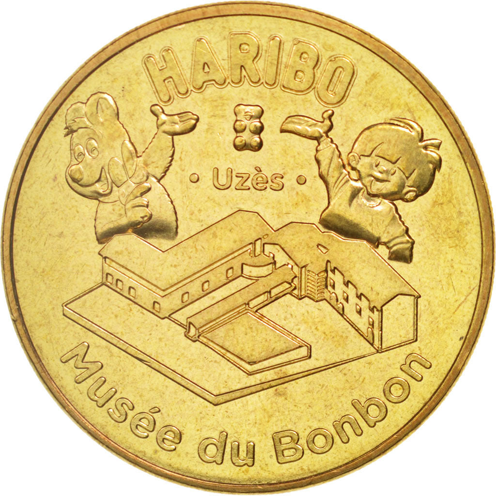 France, Jeton, Tourist Token, 30/ Haribo - Musée du Bonbon - Uzès, 2015