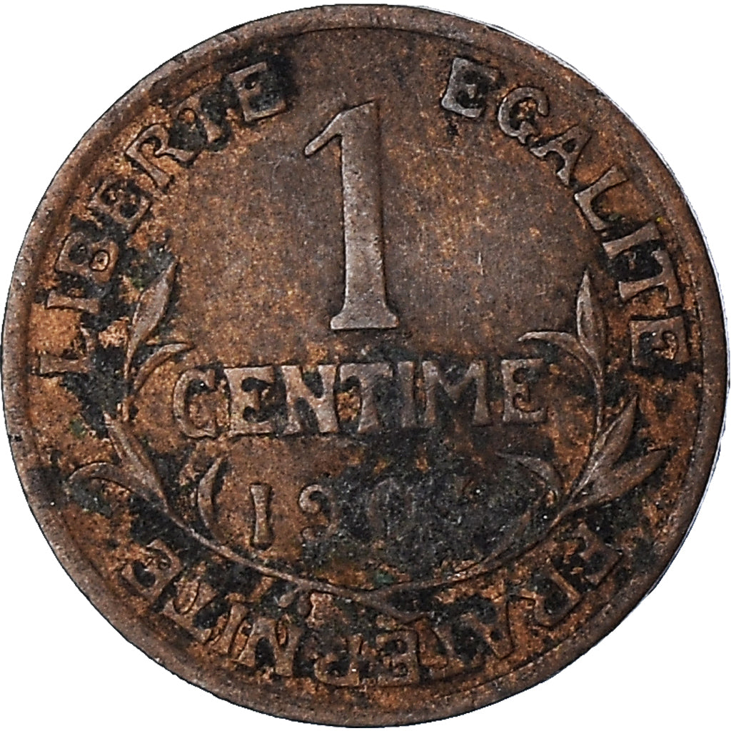 Moeda, França, Centime, 1904