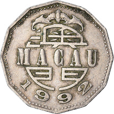 Coin, Macau, 5 Patacas, 1992