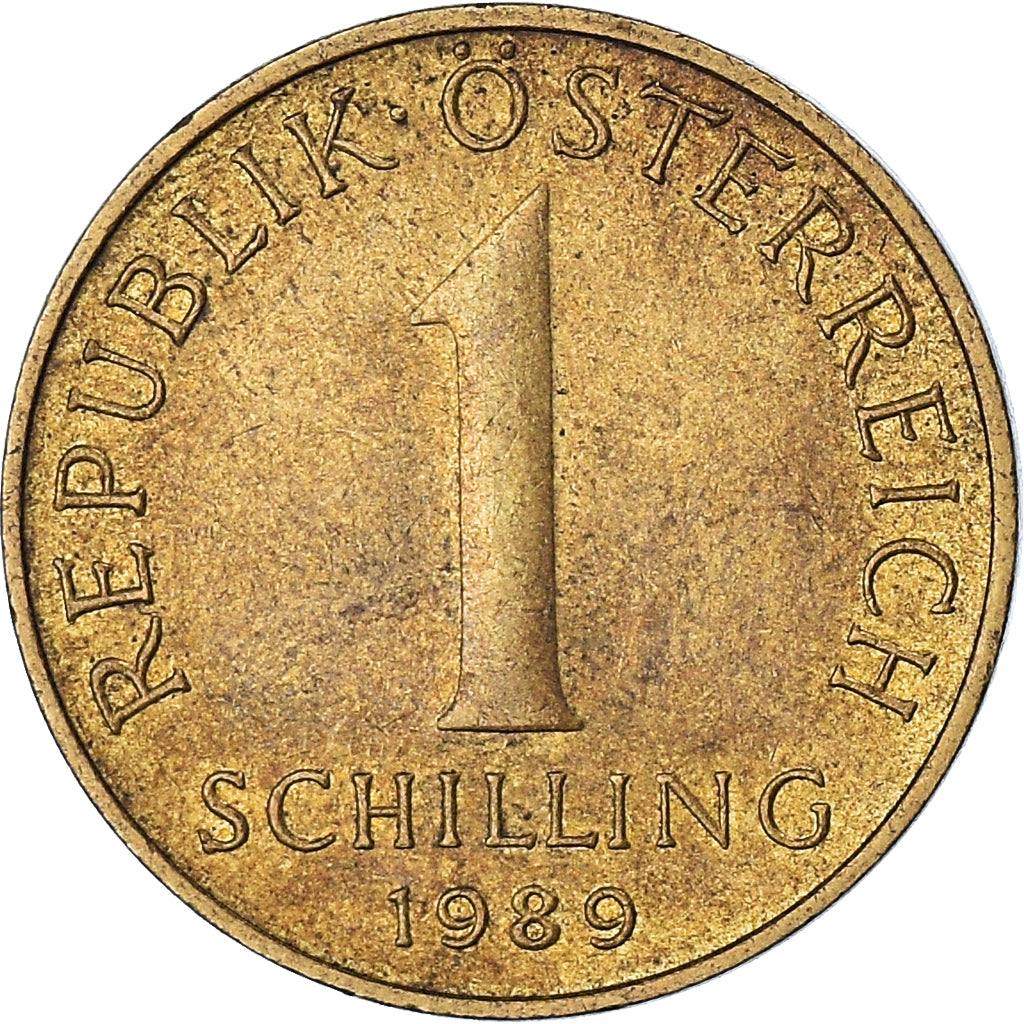 Munten, Oostenrijk, Schilling, 1989