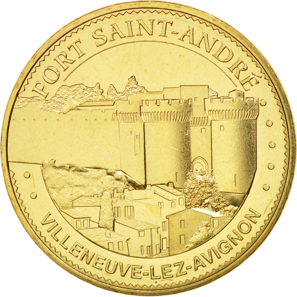 France, Jeton, Tourist Token, 30/ Fort Saint-André, 2015, Monnaie de Paris