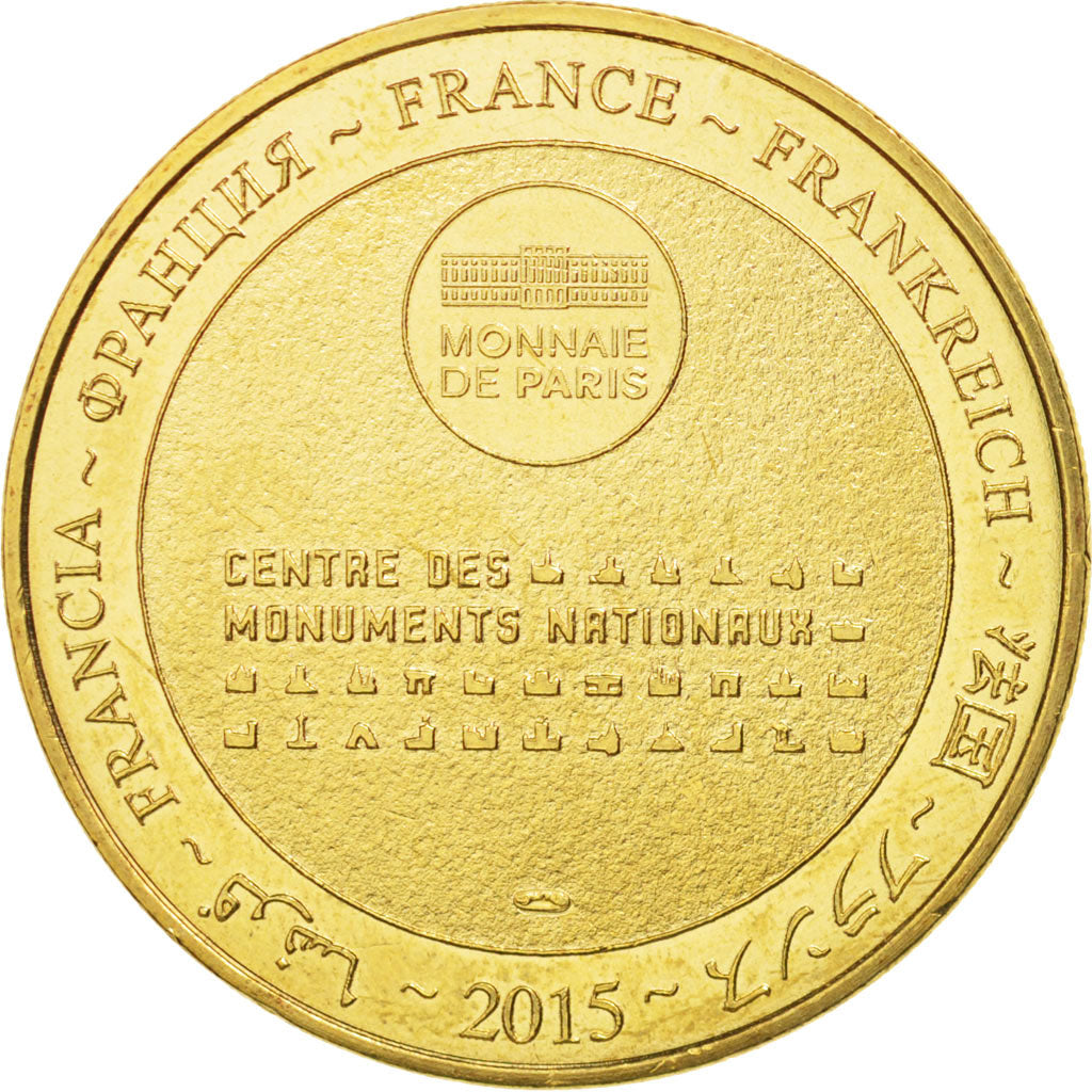 France, Jeton, Tourist Token, 30/ Fort Saint-André, 2015, Monnaie de Paris