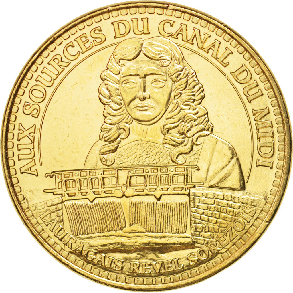 France, Token, Tourist Token, 31/ Aux Sources du Canal du Midi, 2013, Monnaie de