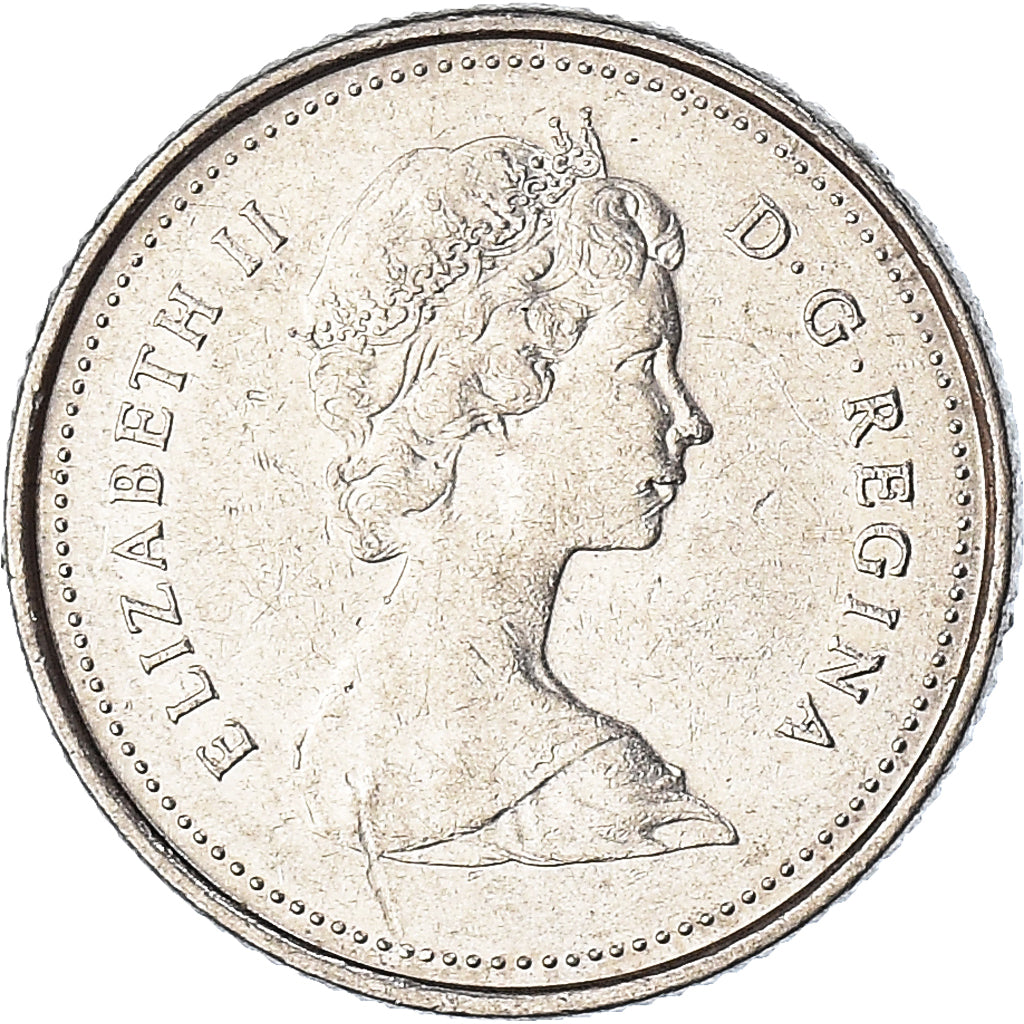 Moneda, Canadá, 10 Cents, 1980