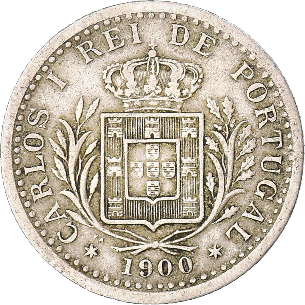 Coin, Portugal, 100 Reis, 1900