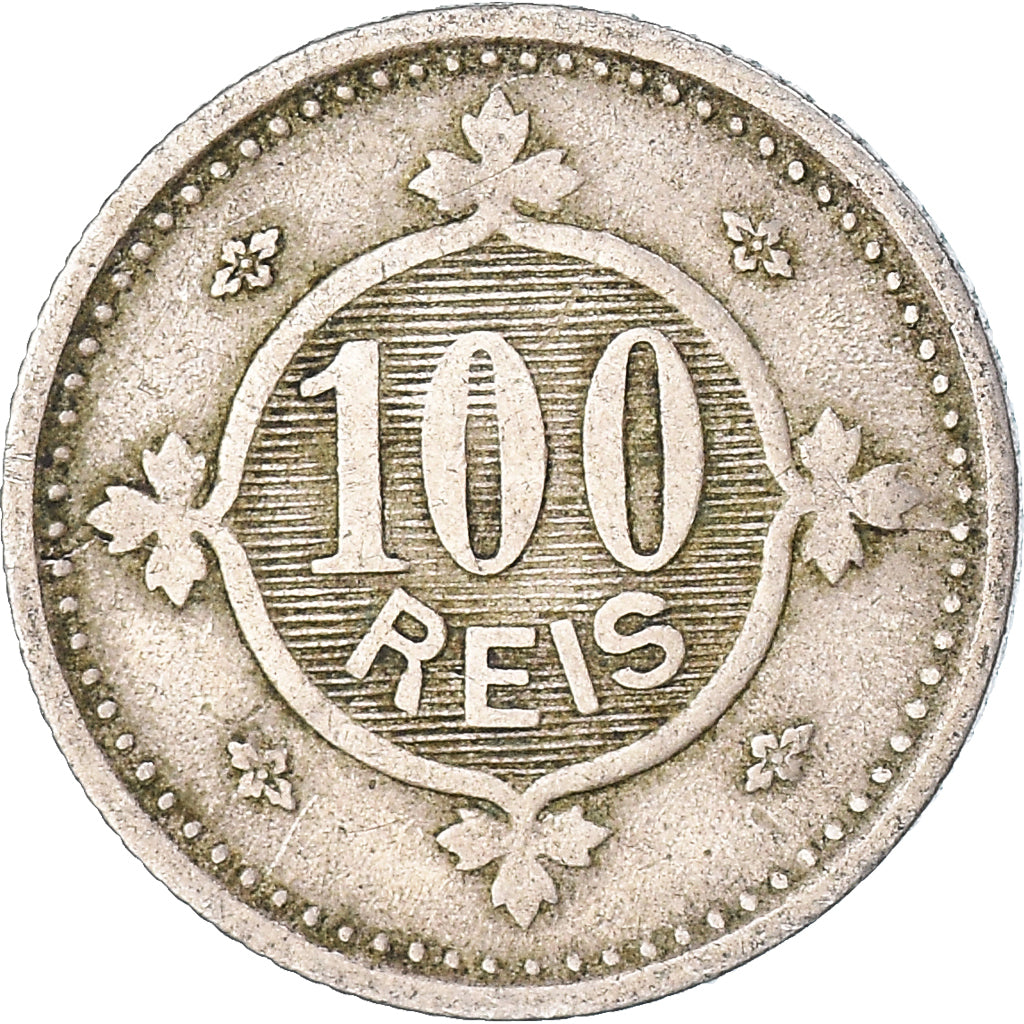 Coin, Portugal, 100 Reis, 1900