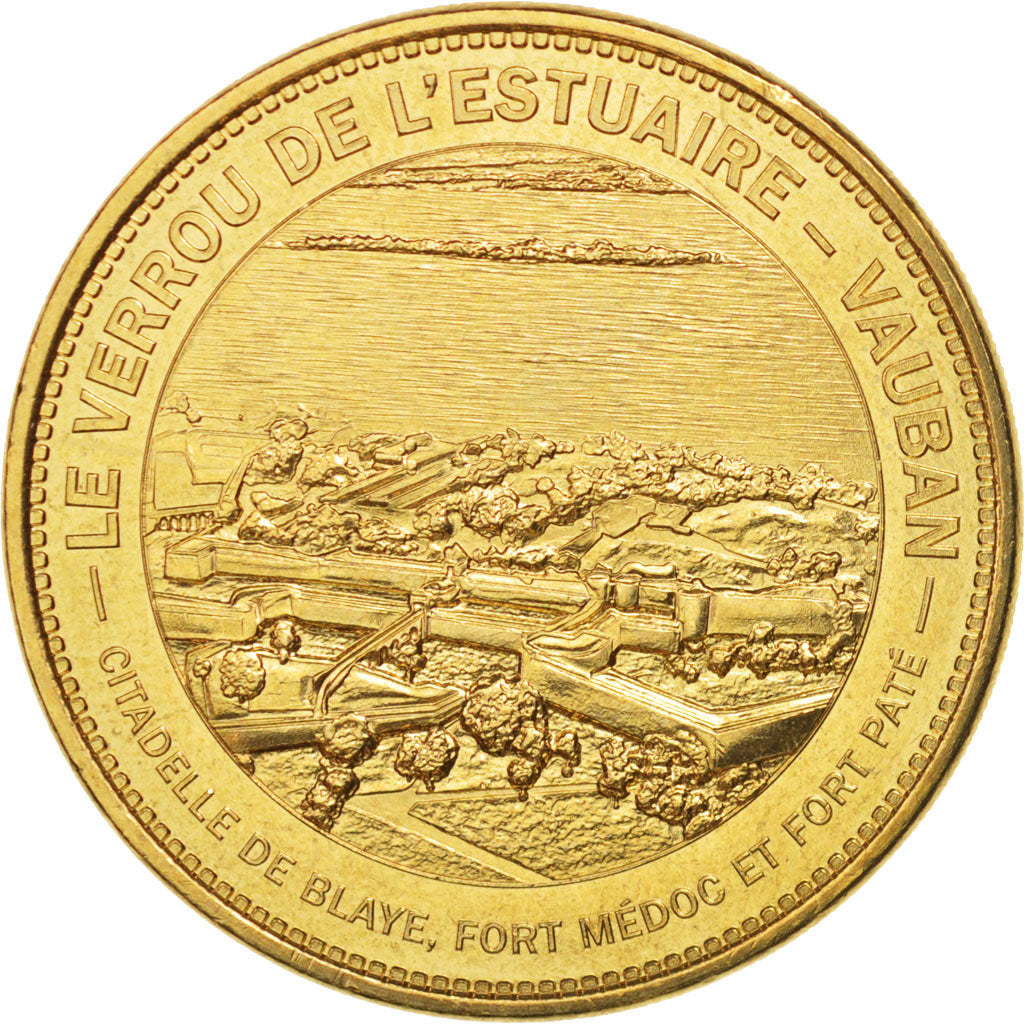 France, Tourist Token, 33/ Verrou de l'Estuaire - Vauban, 2013, Monnaie de Paris