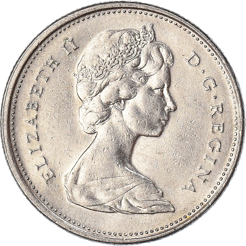Moneda, Canadá, 25 Cents, 1969