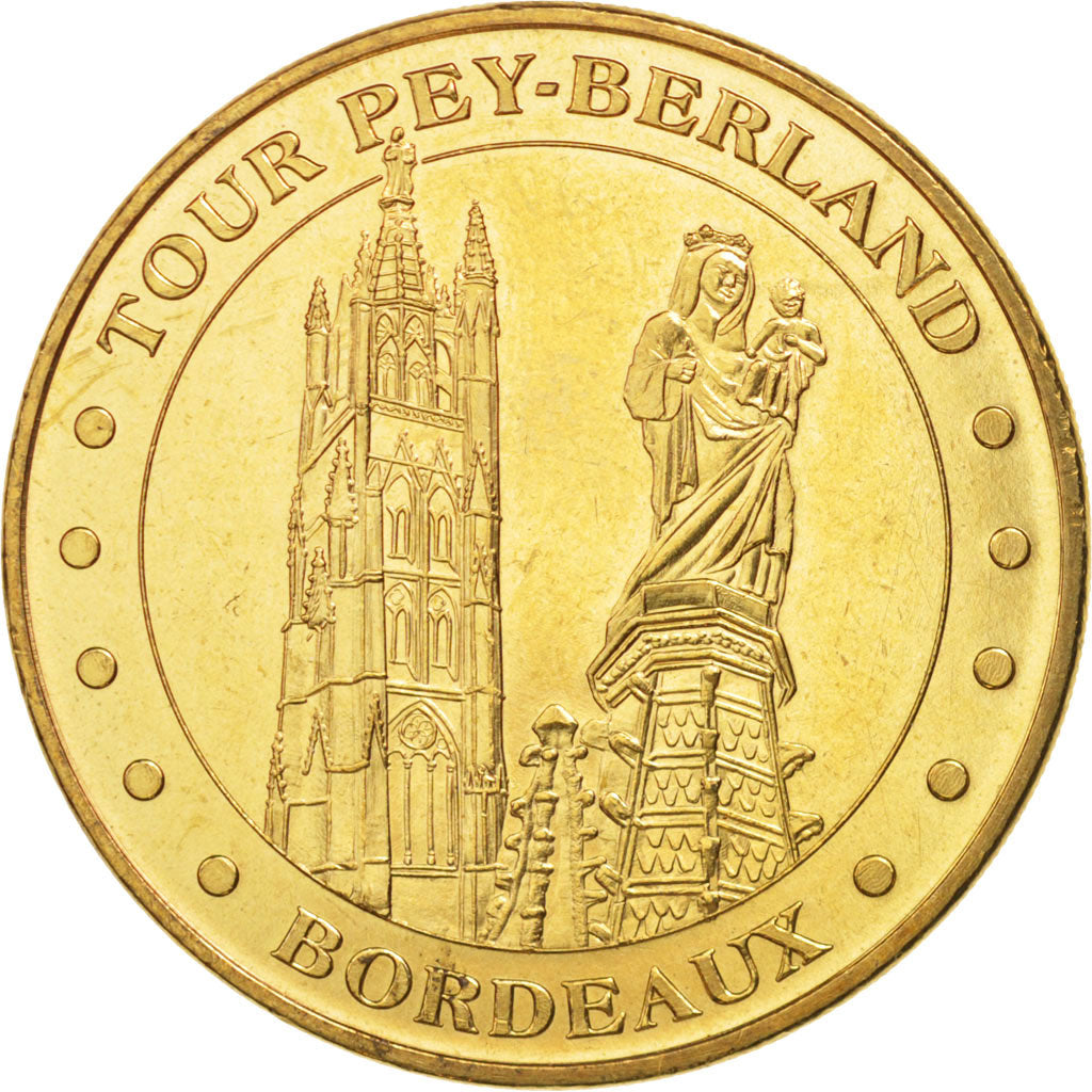 Francia, Token, Tourist Token, 33/ Tour Pey-Berland - Bordeaux, 2013, Monnaie...