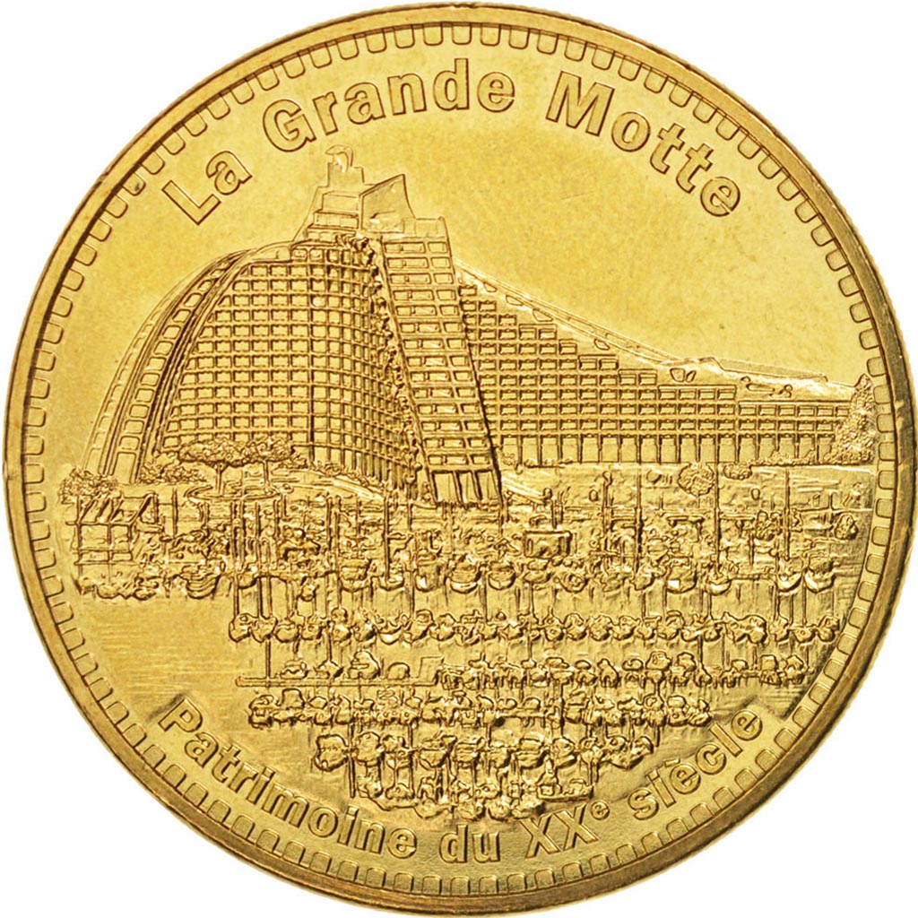 Francia, Token, Tourist Token, 34/ La Grande Motte - Patrimoine, 2013, Monnaie