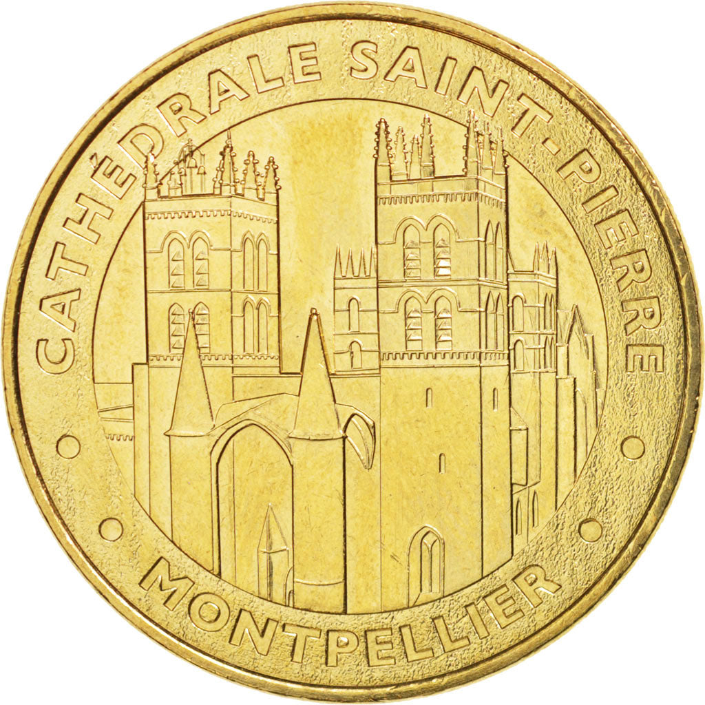 Francia, Token, Tourist Token, 34/ Cathédrale Saint-Pierre - Montpellier, 2012