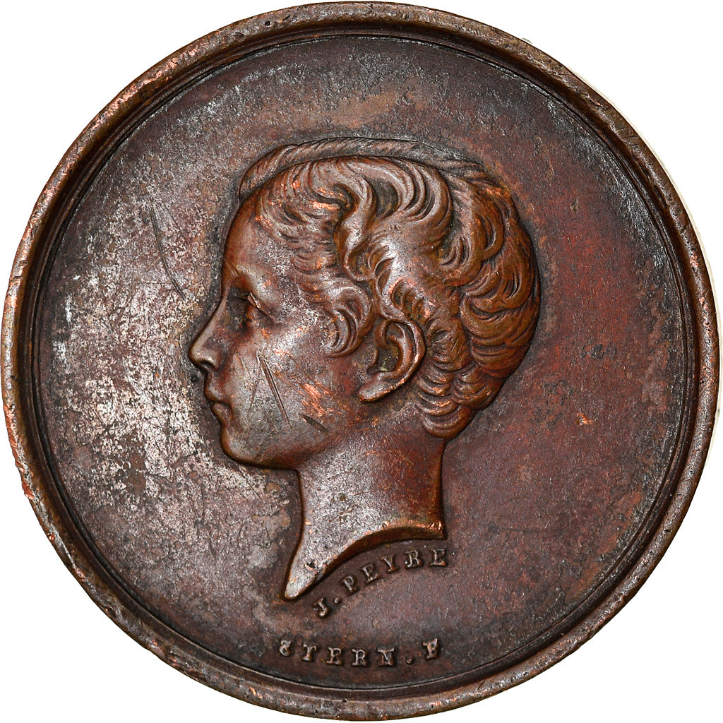 France, Jeton, Napoléon IV, Société du Prince Impérial, Enfance au Travail