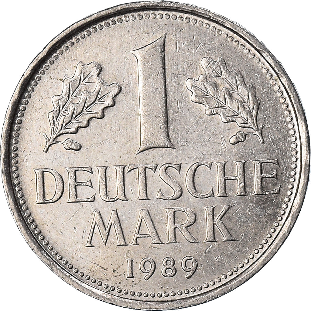 Münze, Bundesrepublik Deutschland, Mark, 1989