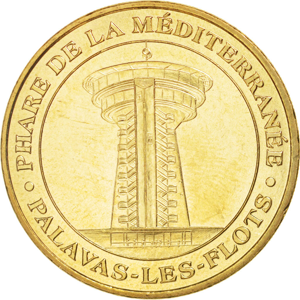 Francia, Token, Tourist Token, 34/ Phare de la Méditerranée - Palavas, 2012