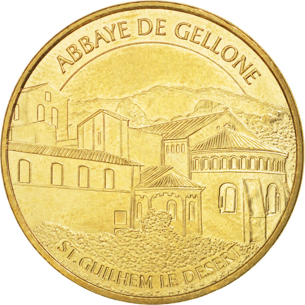 Frankreich, Token, Tourist Token, 34/ Abbaye de Gellone, 2008, Monnaie de Paris
