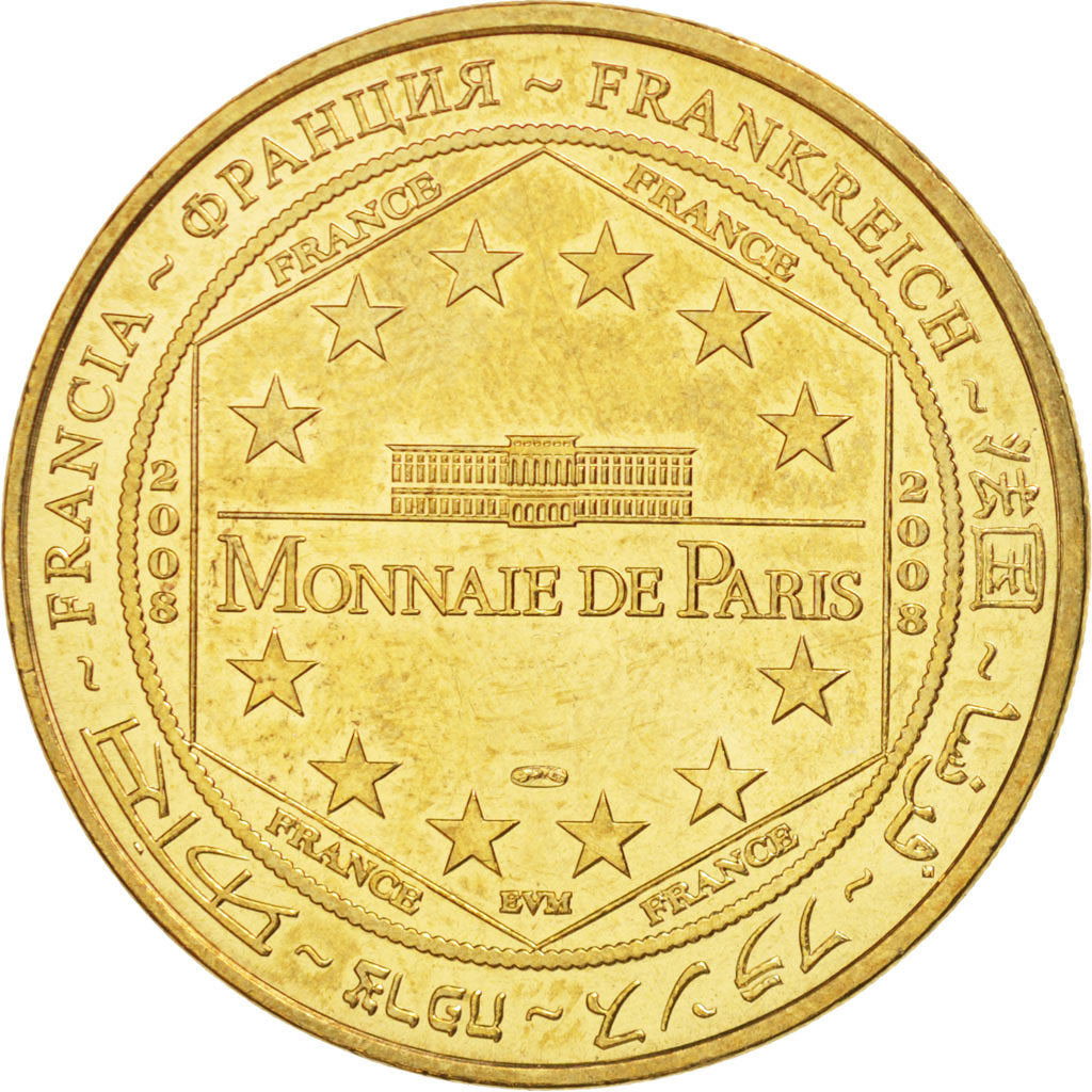 Frankreich, Token, Tourist Token, 34/ Abbaye de Gellone, 2008, Monnaie de Paris
