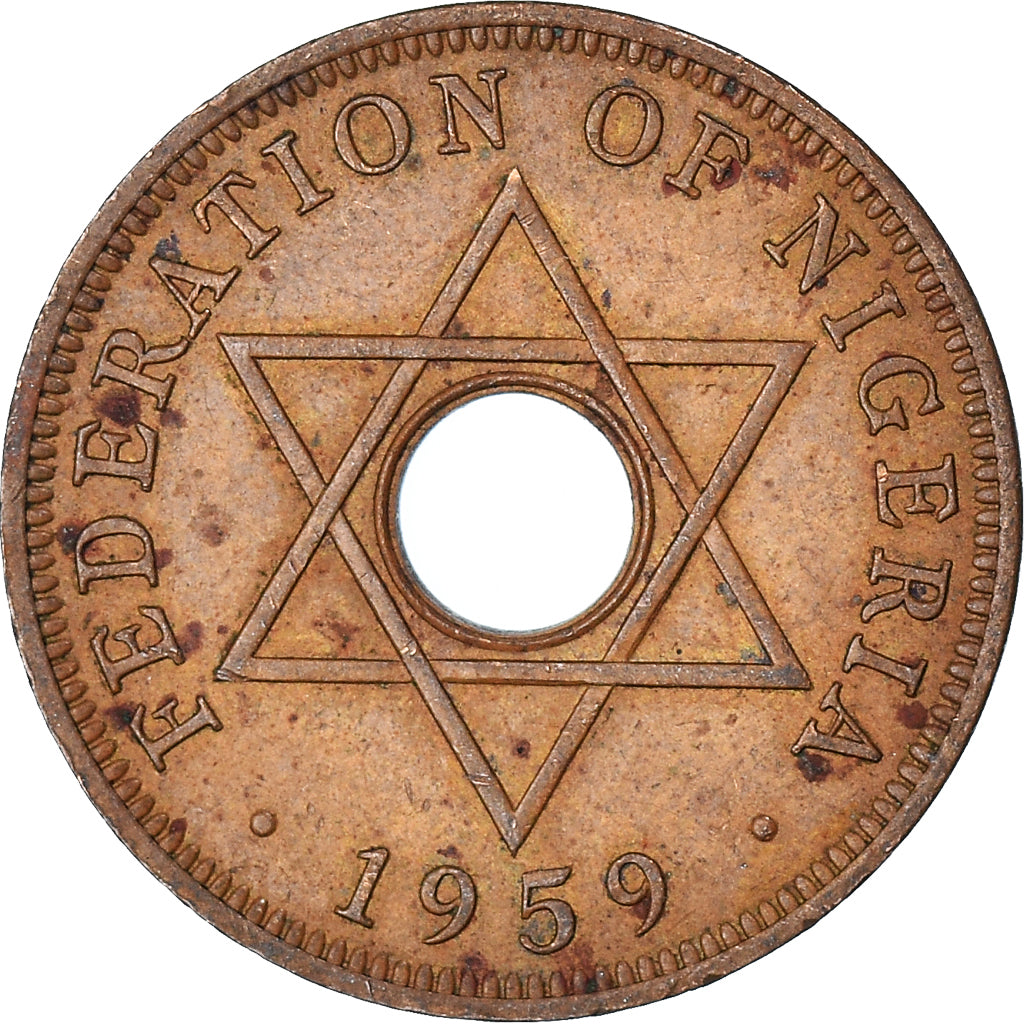 Coin, Nigeria, Penny, 1959