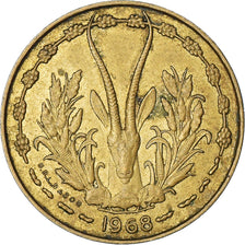 Münze, West African States, 10 Francs, 1968