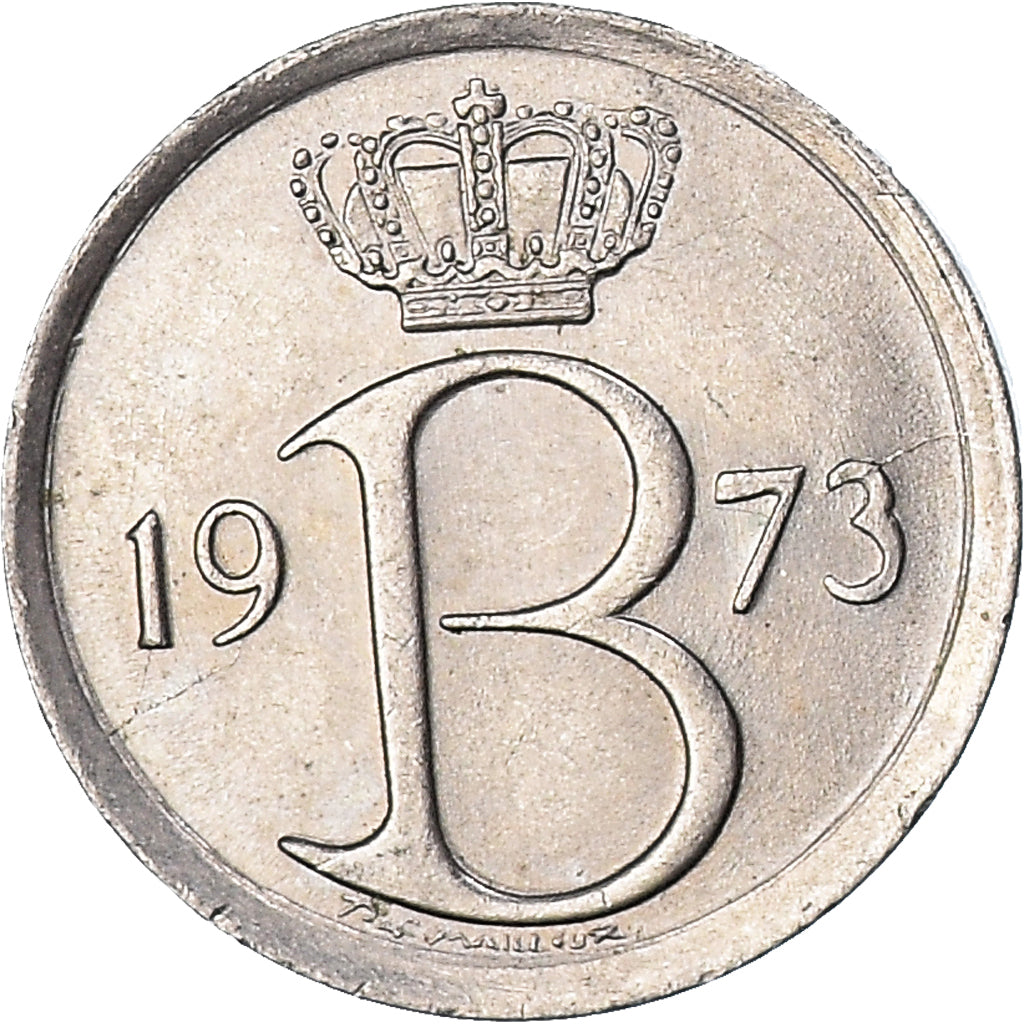 Munten, Frankrijk, 25 Centimes, 1973