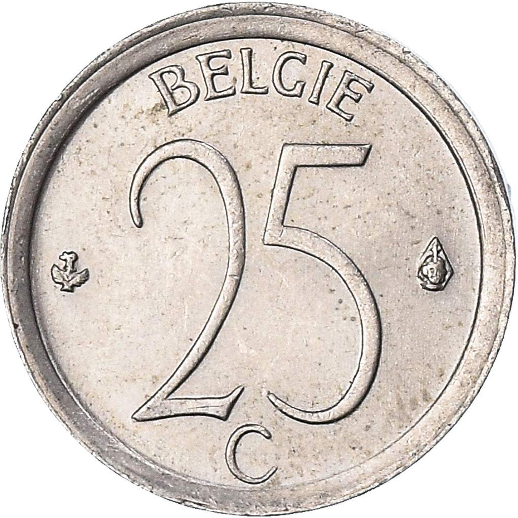 Munten, Frankrijk, 25 Centimes, 1973