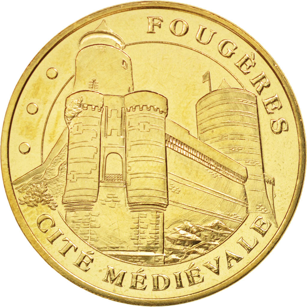France, Token, Tourist Token, 35/ Fougères - Cité Médiévale, 2009, Monnaie