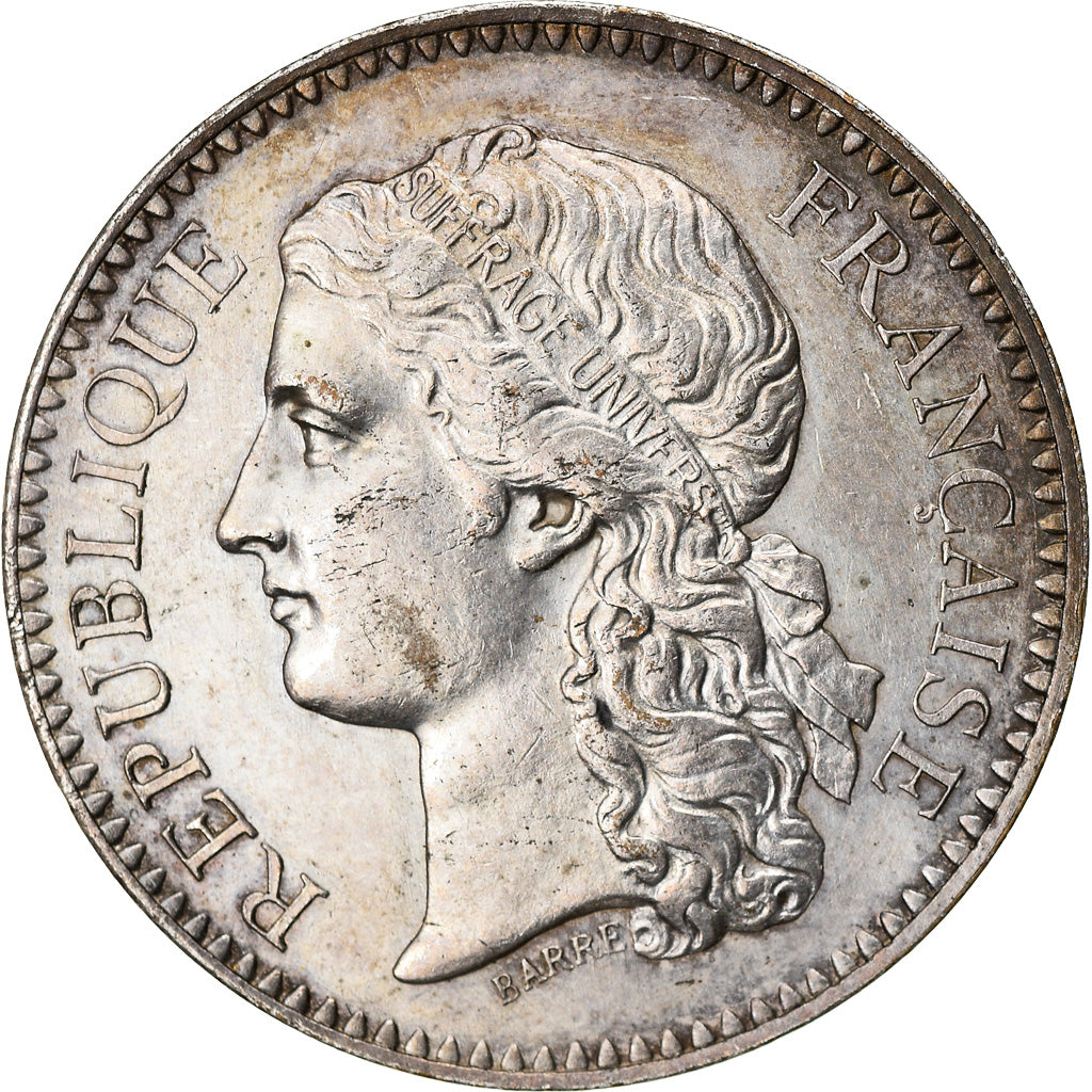 France, Medal, Exposition universelle de Paris, 1878, Barre, AU(50-53), Copper