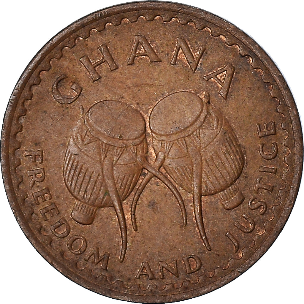 Monnaie, Ghana, 1/2 Pesewa, 1967