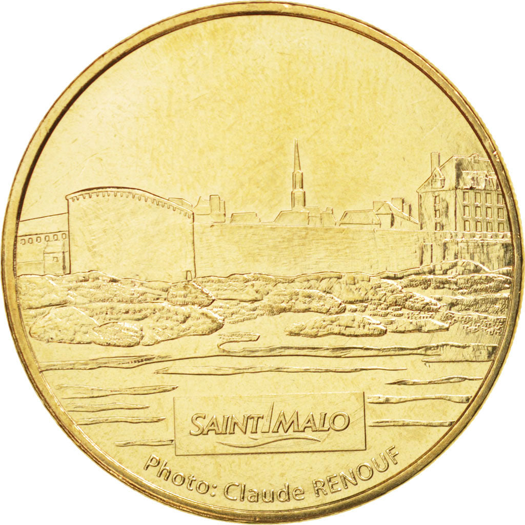 Frankreich, Tourist Token, 35/ Saint-Malo - Les Remparts, 2011, Monnaie de Paris