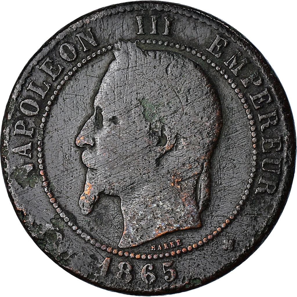 Moneta, Francja, 10 Centimes, 1865