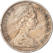 Coin, Australia, 5 Cents, 1968