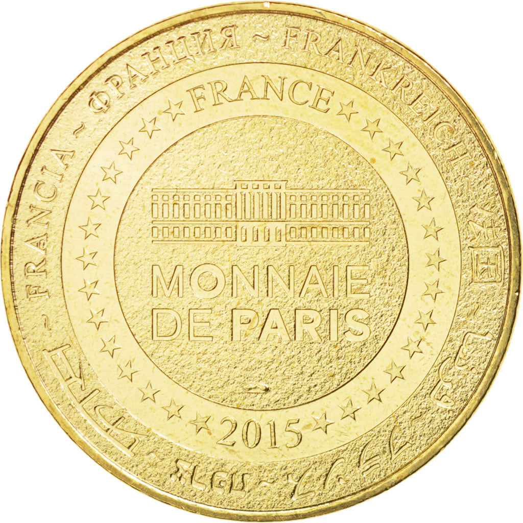 France, Token, Tourist Token, 37/ Homme Vitruvien - Amboise, 2015, Monnaie de