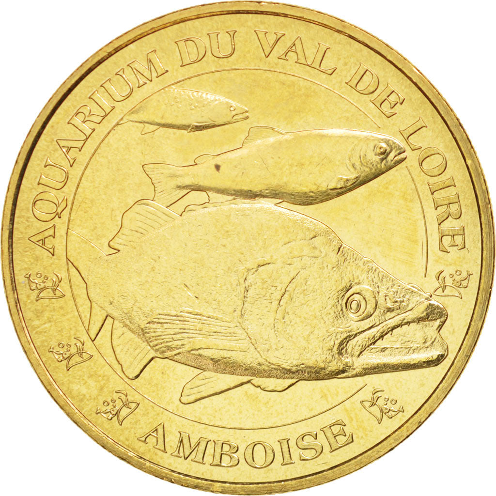 France, Token, Tourist Token, 37/ Aquarium du Val de Loire - Amboise, 2012