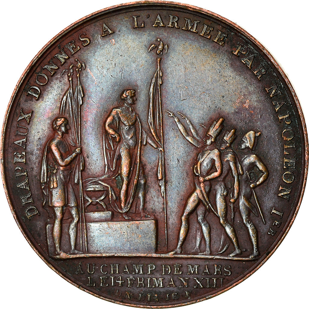 France, Médaille, Drapeaux Donnés à l'Armée par Napoleon Ier, History, An