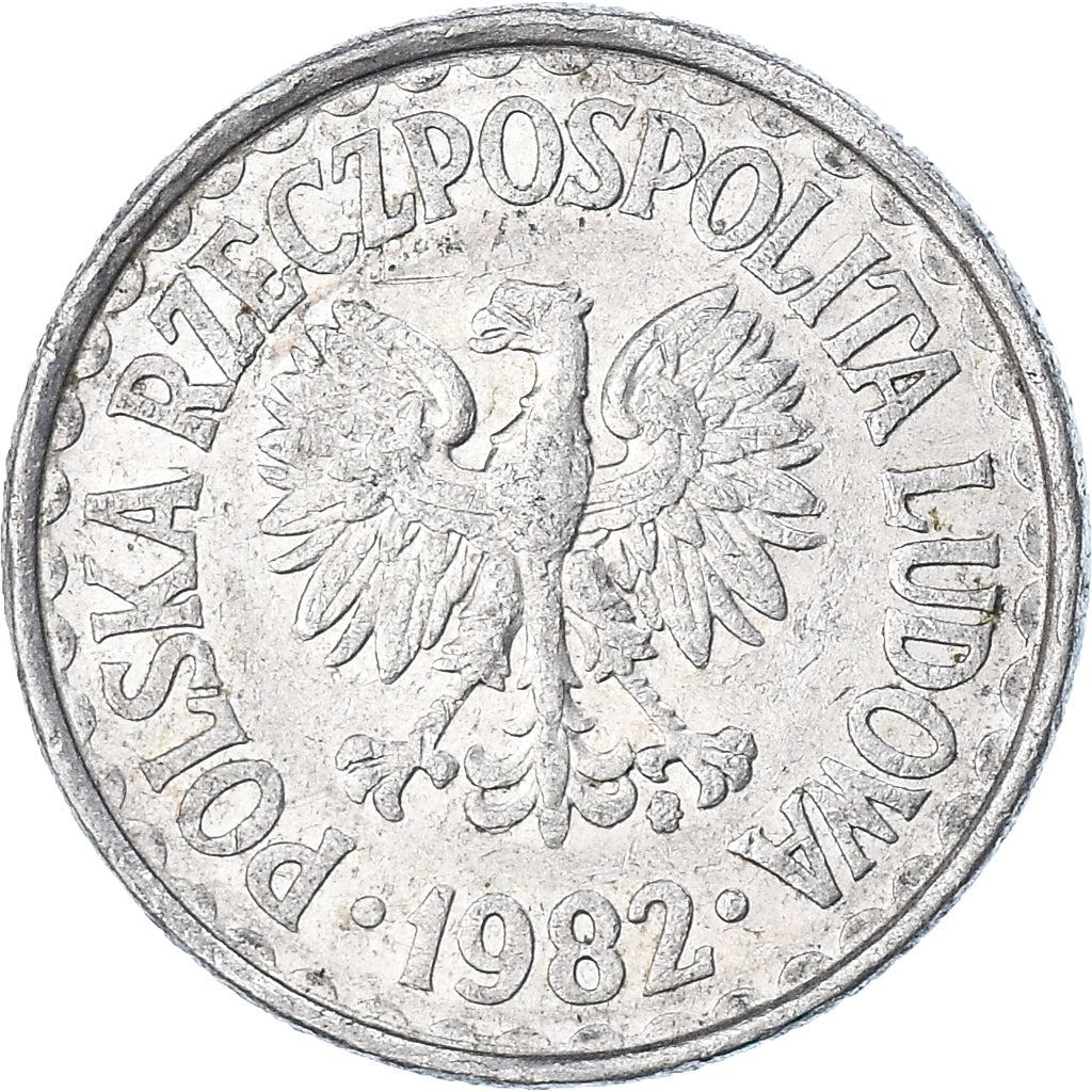 Coin, Poland, Zloty, 1982
