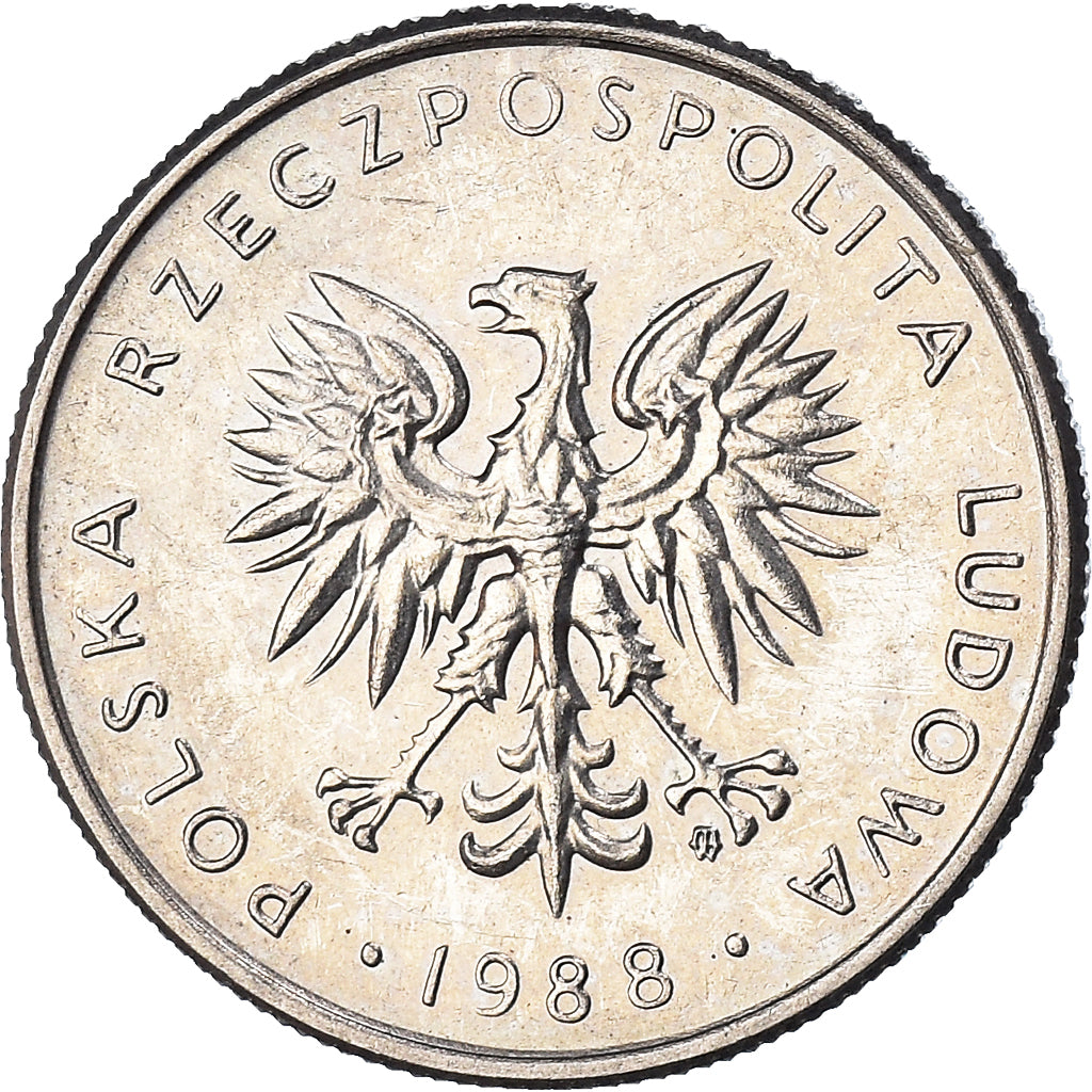 Münze, Polen, 10 Zlotych, 1988