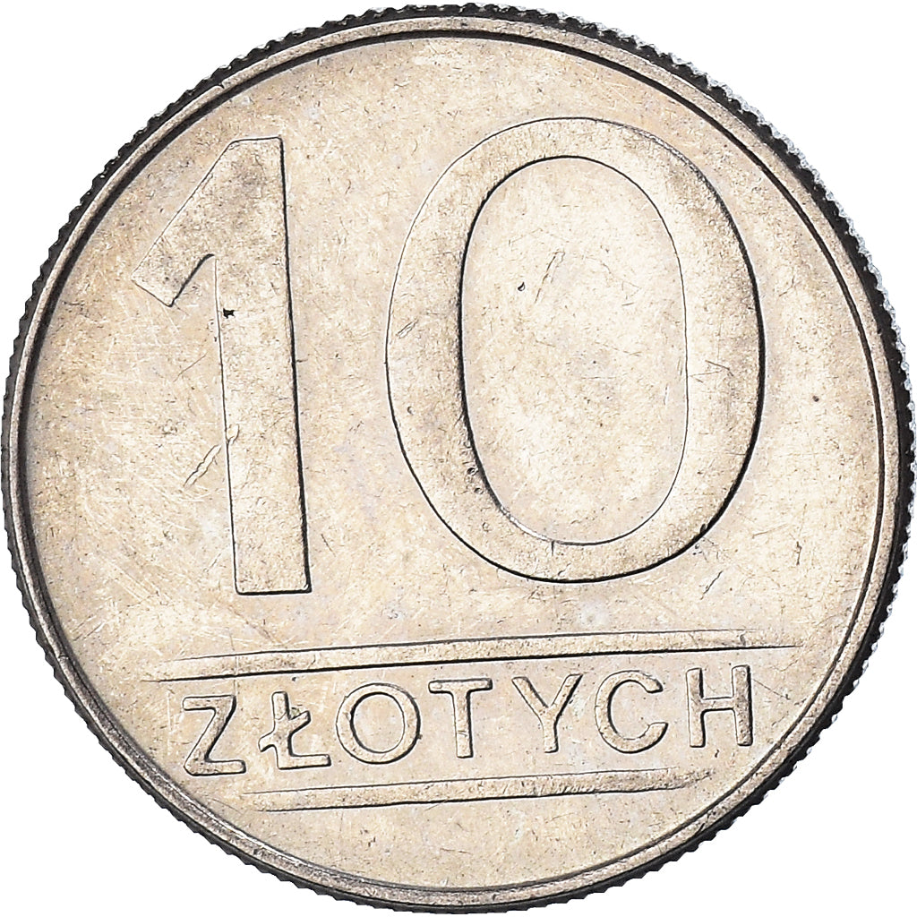 Münze, Polen, 10 Zlotych, 1988