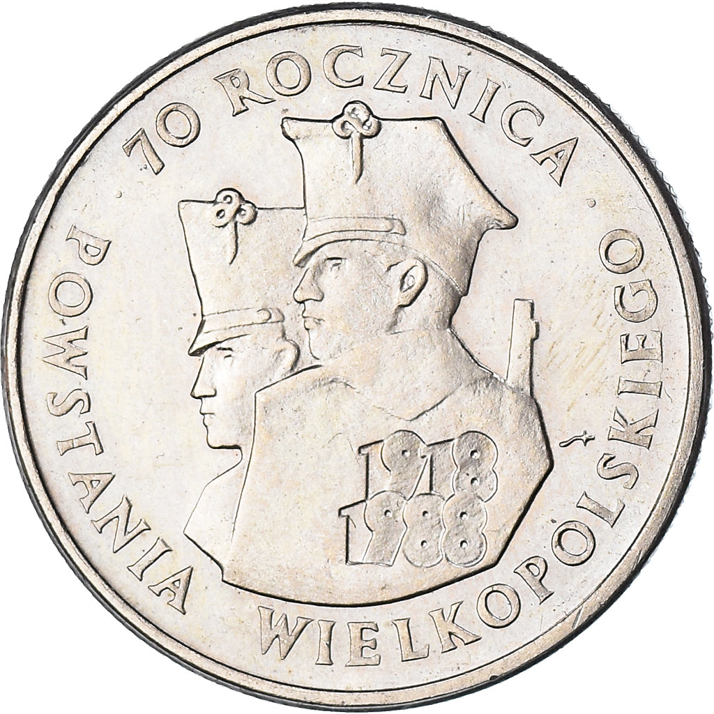 Moneta, Polonia, 100 Zlotych, 1988