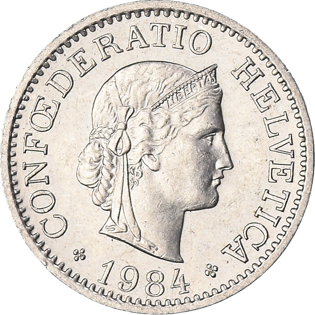 Monnaie, Suisse, 10 Rappen, 1984