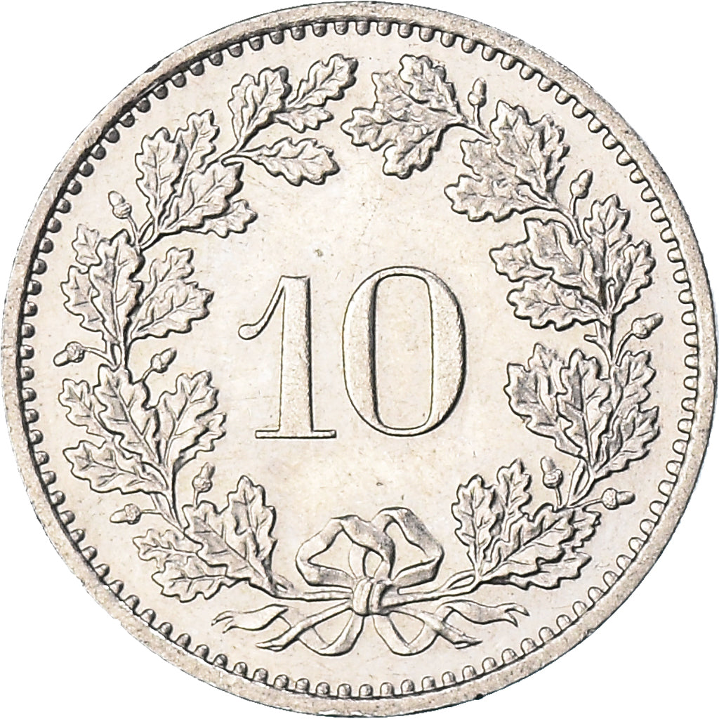 Monnaie, Suisse, 10 Rappen, 1984