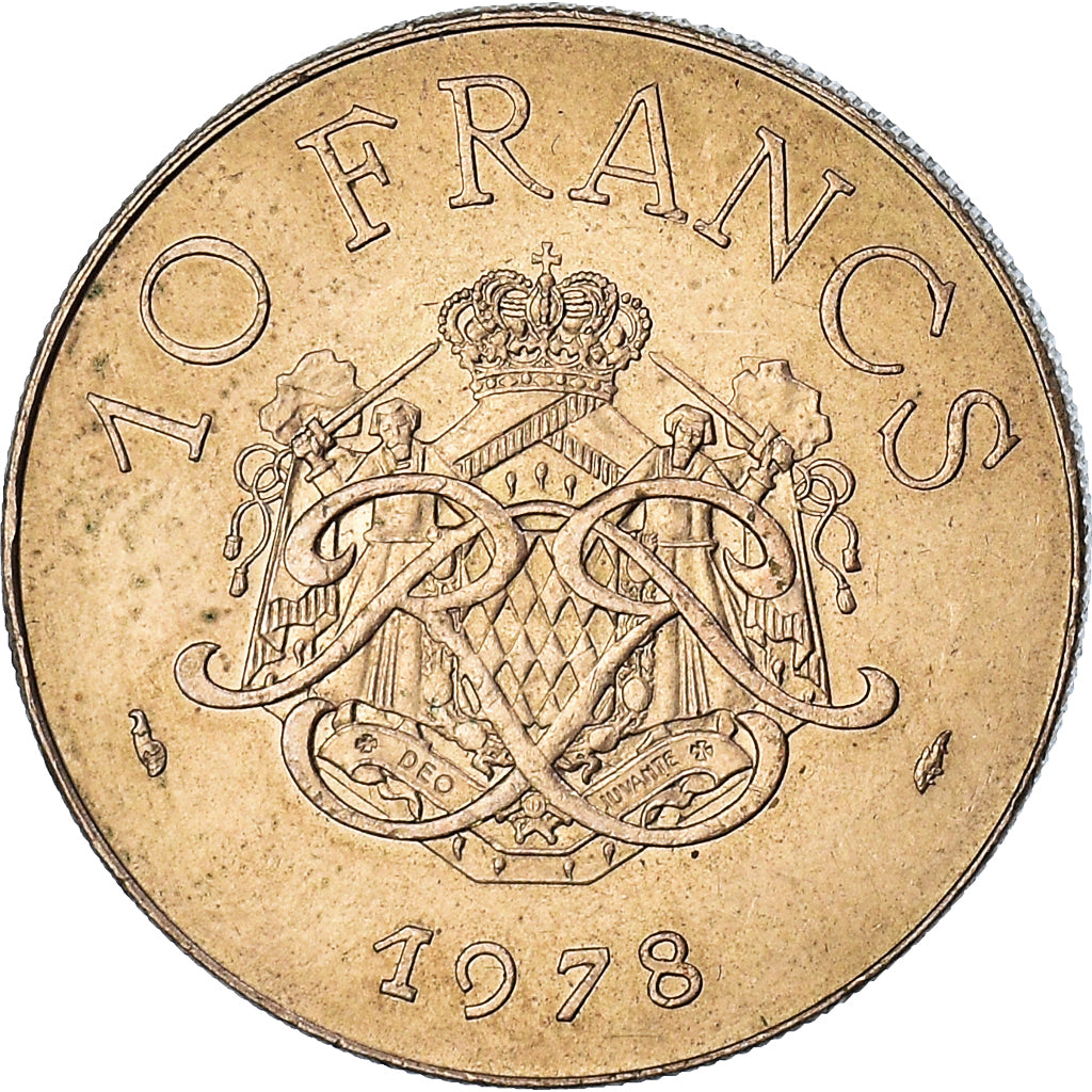 Coin, Monaco, 10 Francs, 1978