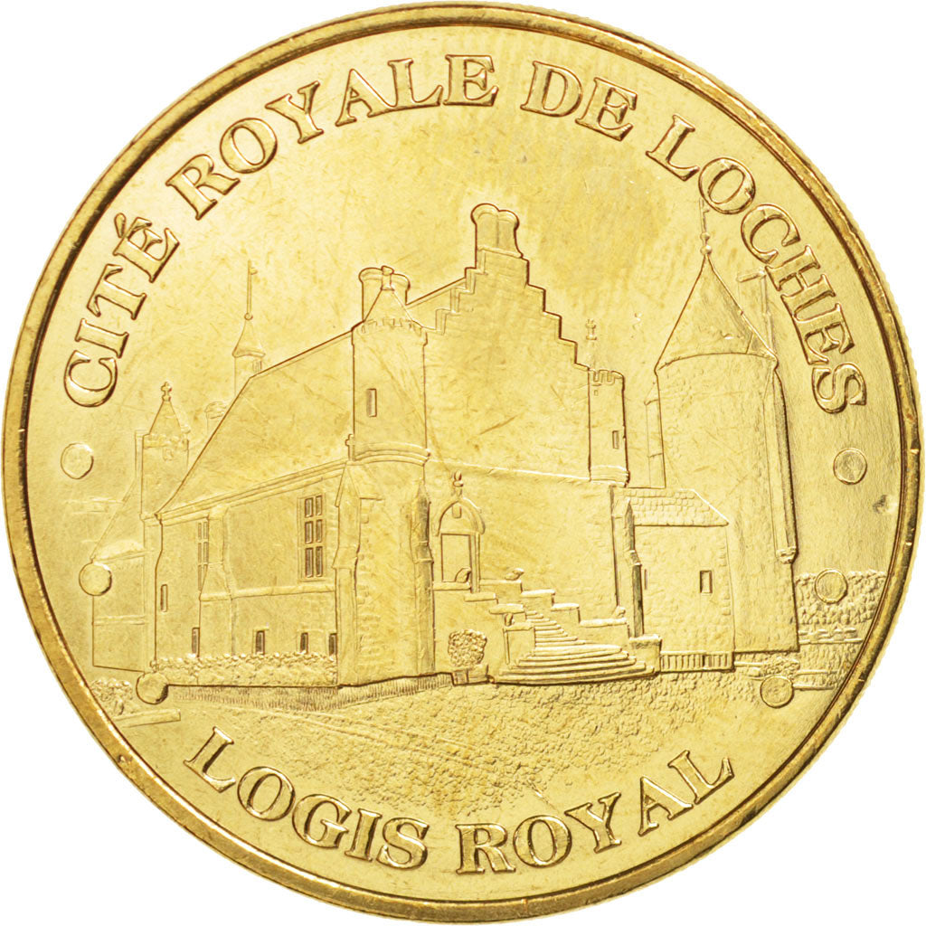 France, Jeton, Tourist Token, 37/ Cité Royale de Loches, 2011, Monnaie de