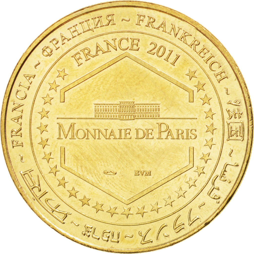 France, Jeton, Tourist Token, 37/ Cité Royale de Loches, 2011, Monnaie de