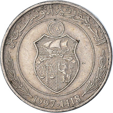 Moneta, Tunisia, 1/2 Dinar