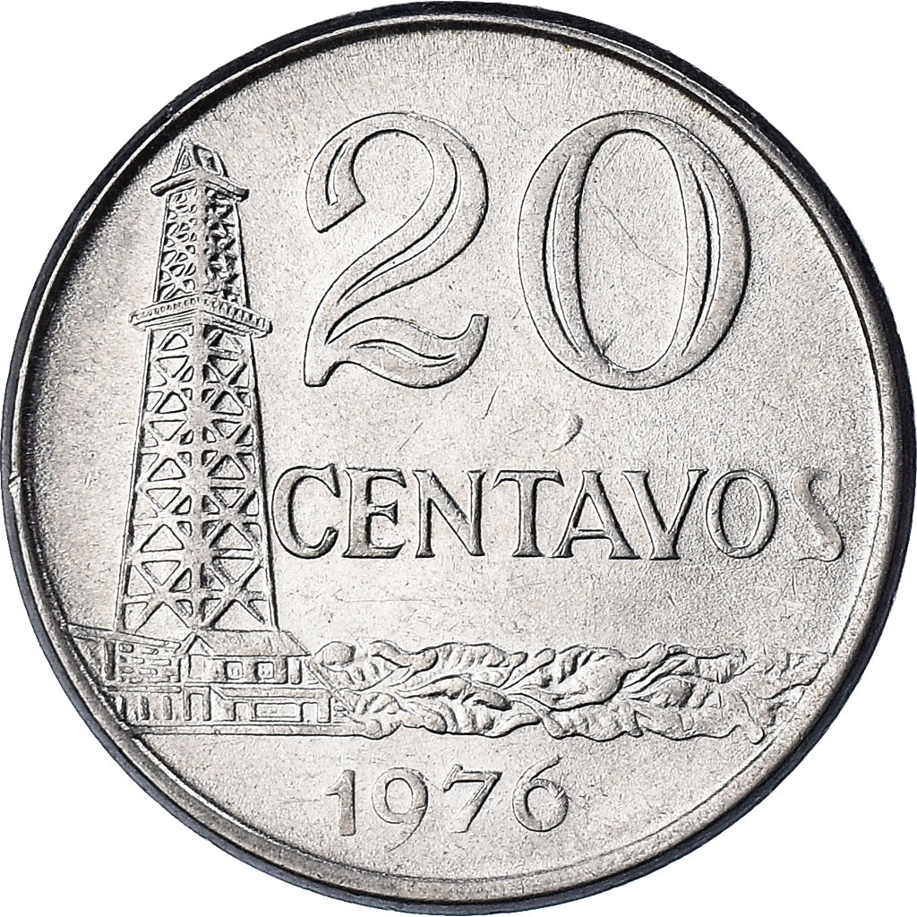 Moeda, Brasil, 20 Centavos, 1976