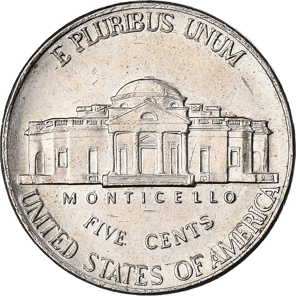 Monnaie, États-Unis, 5 Cents, 2001