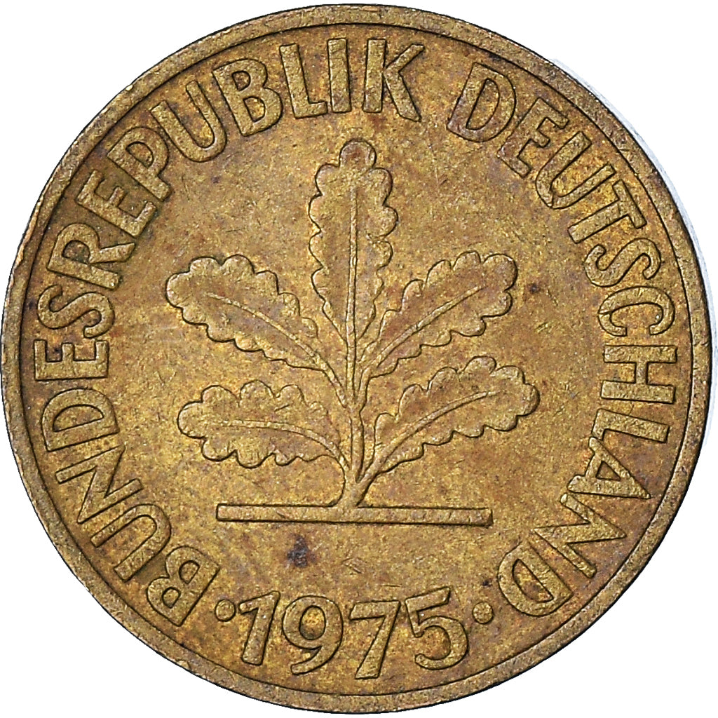 Coin, GERMANY - FEDERAL REPUBLIC, 10 Pfennig, 1975