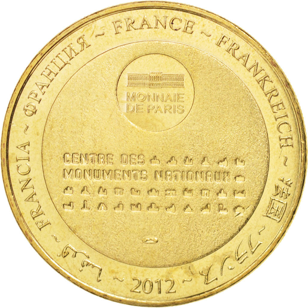 France, Jeton, Tourist Token, 41/ Château de Talcy, 2012, Monnaie de Paris
