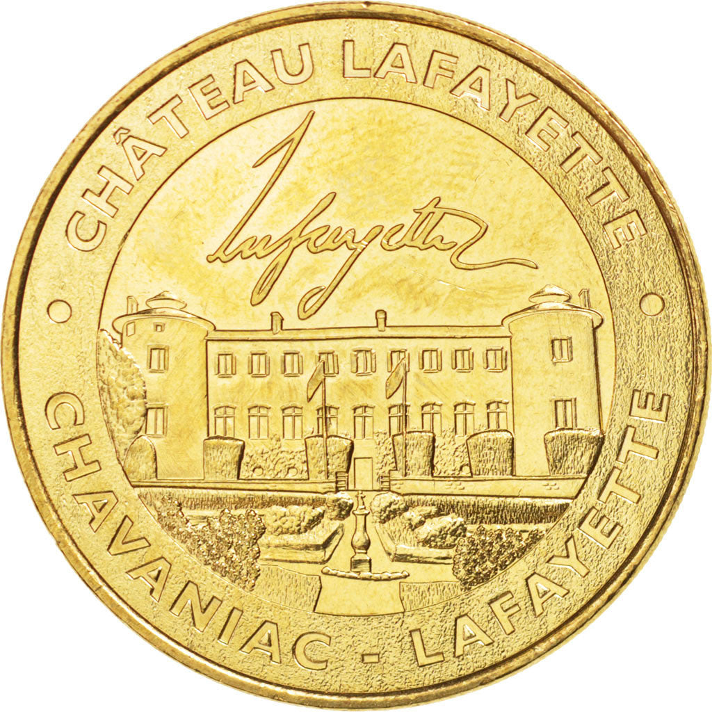 France, Jeton, Tourist Token, 43/ Château Lafayette - Chavaniac, 2012, Monnaie
