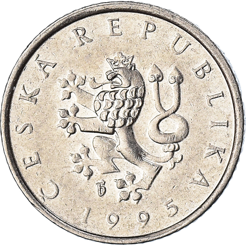 Coin, Czech Republic, Koruna, 1995